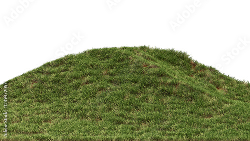 Hill Landscape Grass no background 