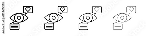 Free Download Viewable Impression icon Flat illustration sign - GFXLoad