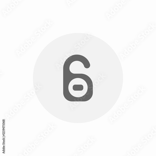 avoid entrance icon sign vector