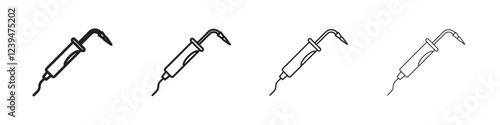 Welding icon Flat illustration sign