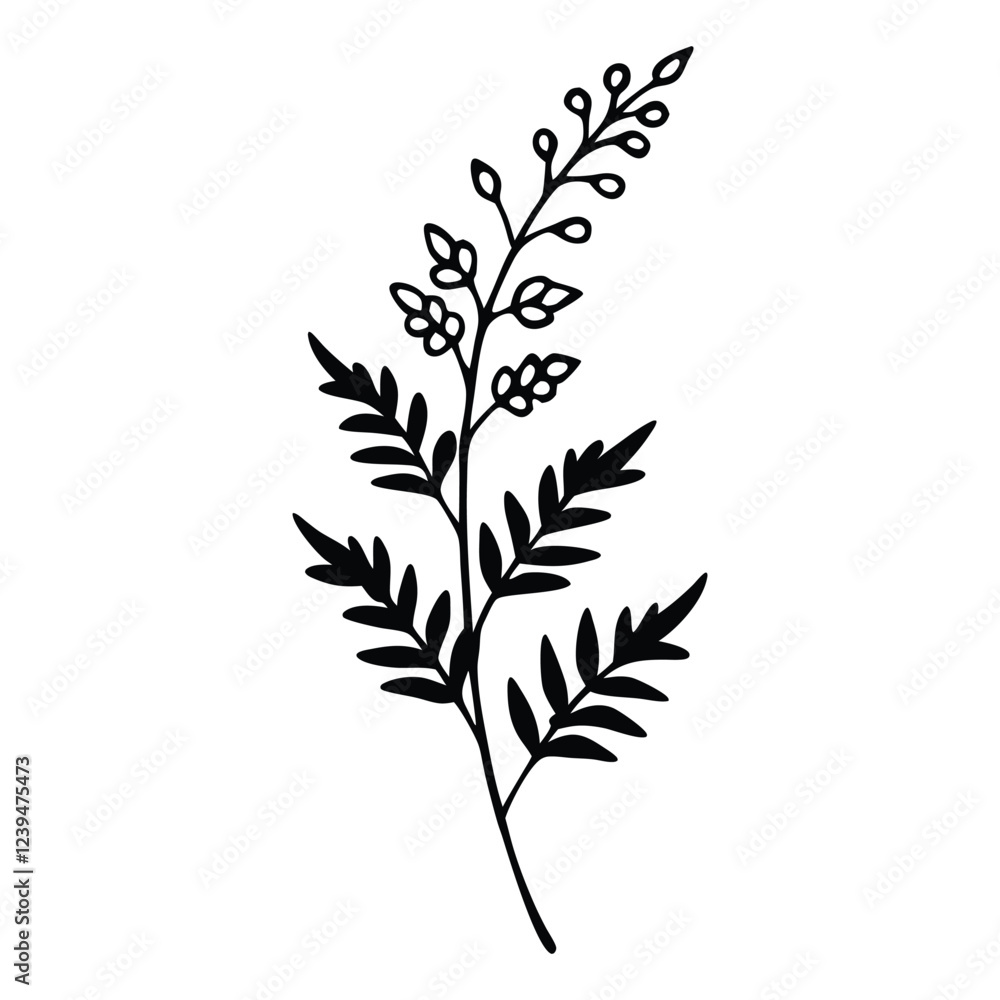 A tree with leaves vactor illustration A tree with leaves vactor illustration