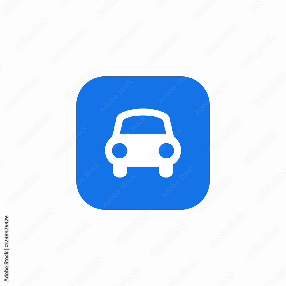 driving car icon sign vector driving car icon sign vector
