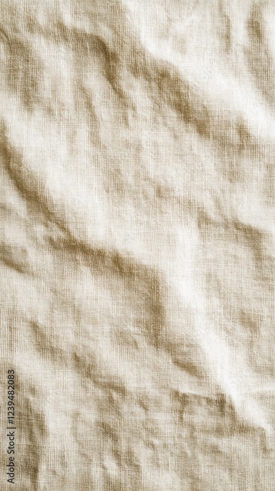 Naklejka premium Subtle waves and natural tones blend seamlessly, offering a calming canvas that enhances tranquility. Ideal for soft furnishings and warm interiors, this texture invites serenity