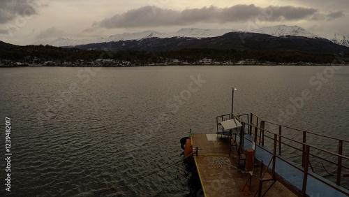 Imagen capturada en la Patagonia Argentina cerca de Ushuaia, al otro lado del Canal Beagle. Los paisajes son absolutamente increíbles. photo