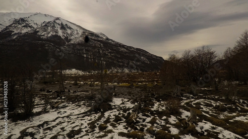 Imagen capturada en la Patagonia Argentina cerca de Ushuaia, al otro lado del Canal Beagle. Los paisajes son absolutamente increíbles. photo