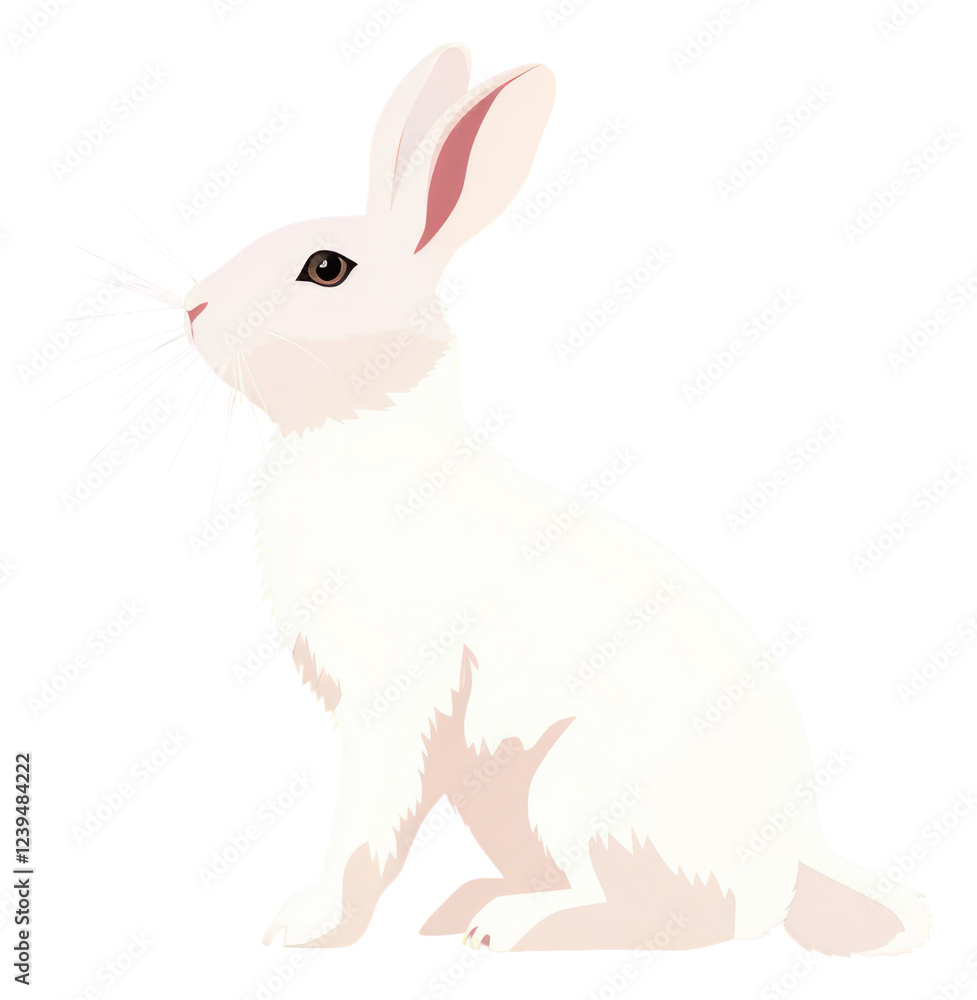 Obraz premium PNG Rabbit animal rodent mammal.