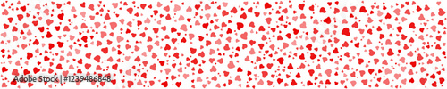 Background in shape love. Romantic art heart. Simple love in vector design style