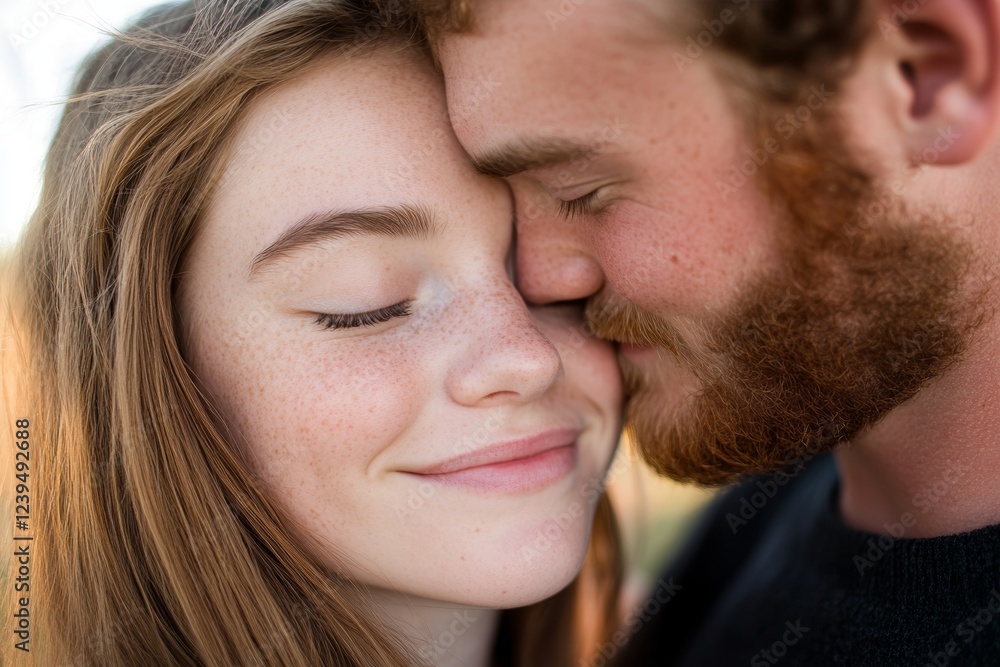 Man and a woman are kissing each other Man and a woman are kissing each other