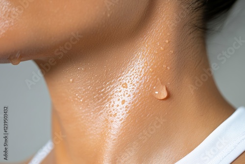 Wallpaper Mural Woman with a wet neck Torontodigital.ca