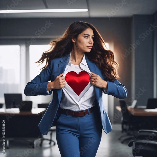 A super-entrepreneur in love with her work photo