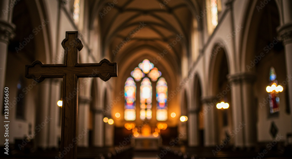 Fototapeta premium interior of the church of the holy sepulchre