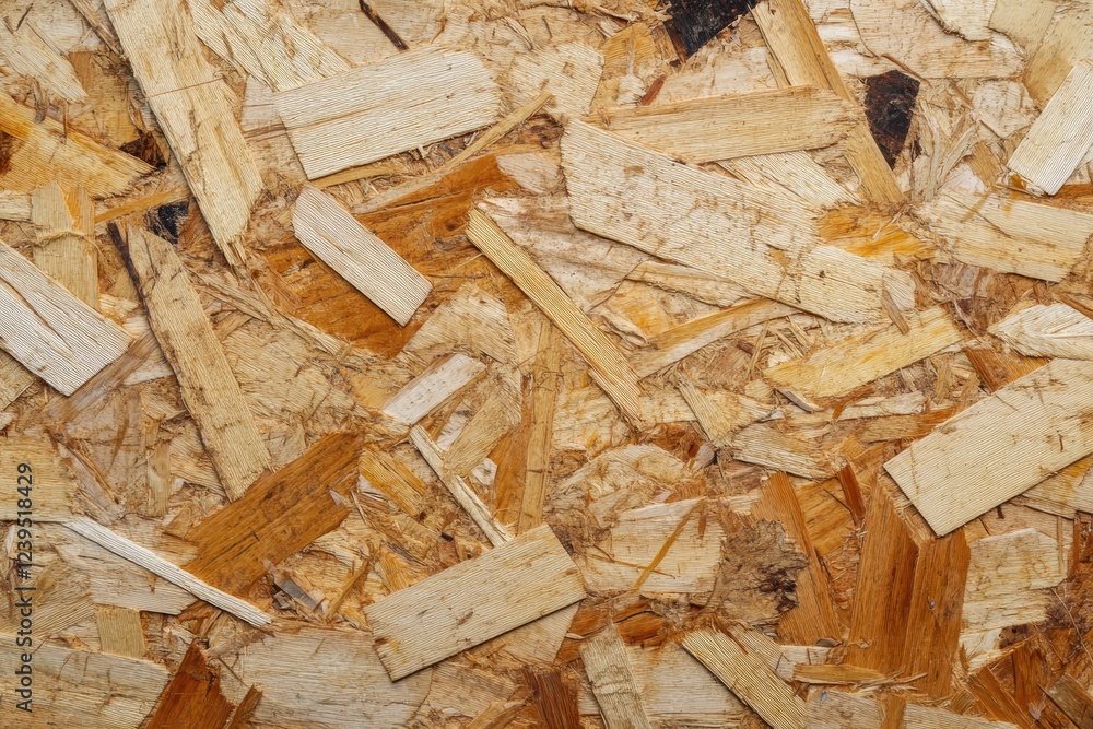 Top view of a compressed wooden shavings texture Top view of a compressed wooden shavings texture