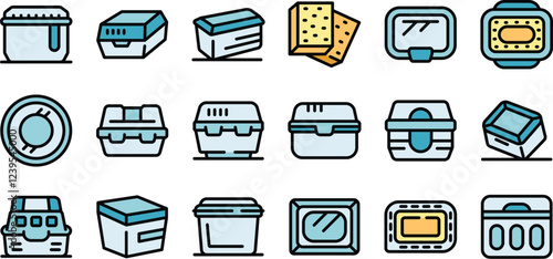 Various lunchboxes storing snacks and meals, ensuring freshness and portability for work, school, or travel