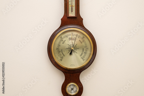 Tableau sur toile Close up of the face of an aneroid barometer