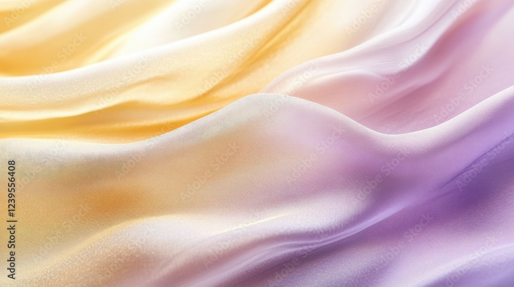 Obraz premium Soft Draped Fabric Showing Gradient Colors