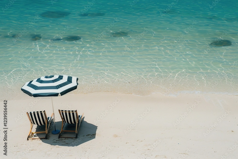 paradise resort with turquoise water and white sand on the beach paradise resort with turquoise water and white sand on the beach