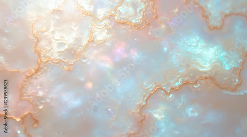 White Delicate Pearl Background of Mother of Pearl photo