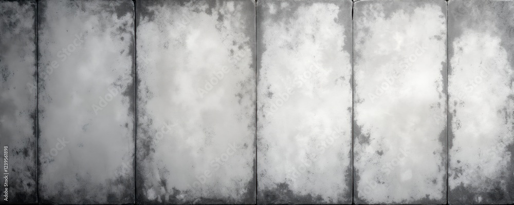 Obraz premium Grey concrete wall texture background. Abstract design. Grunge style. Vintage look. Suitable for interior design projects. Industrial aesthetic. Modern design. Unique visual element. Wide format.