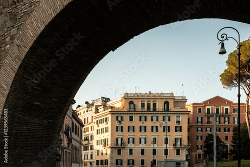 architecture in Rome, Italy photo