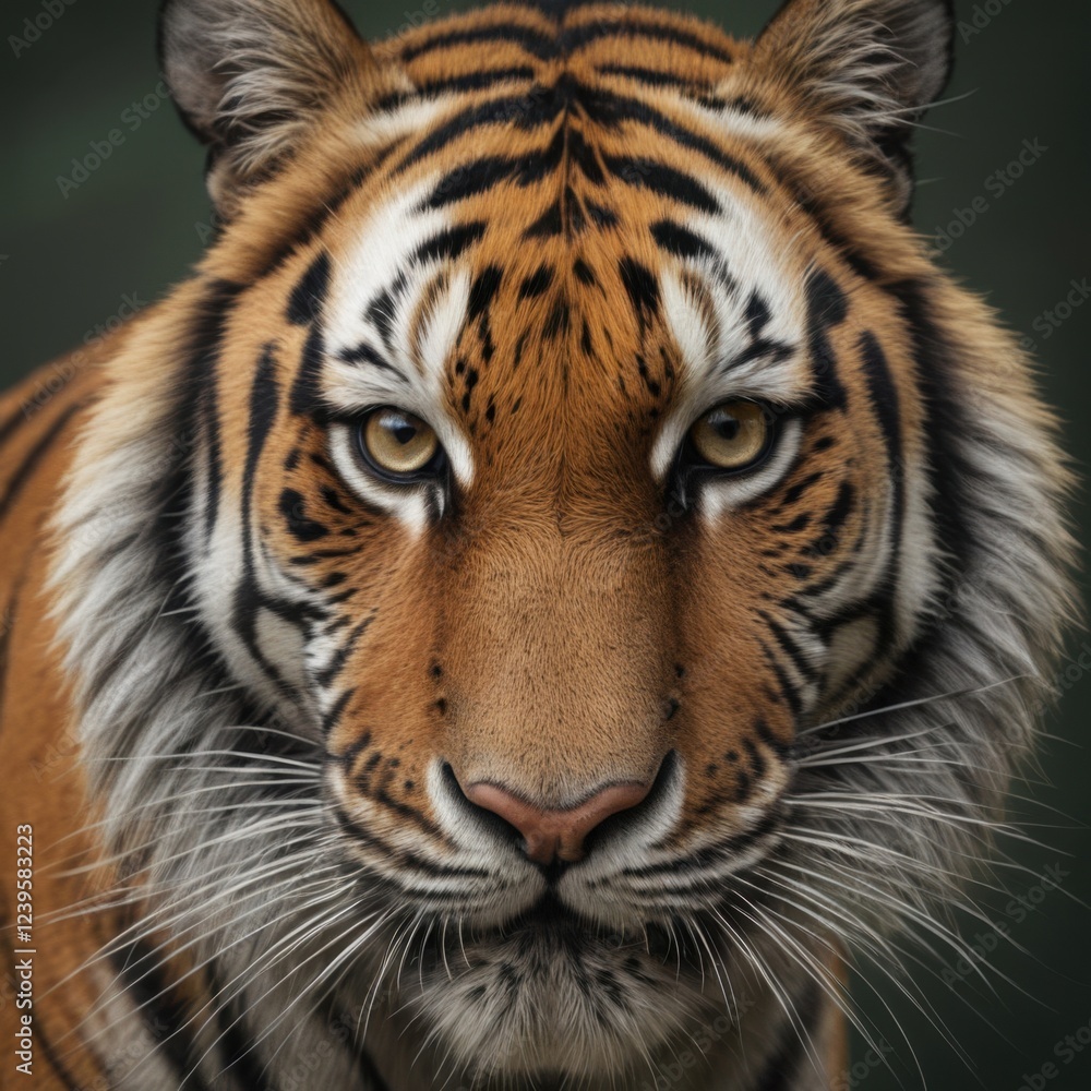 portrait of a tiger portrait of a tiger