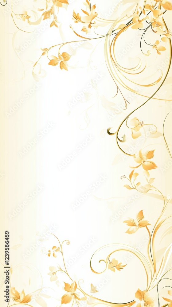 Delicate floral patterns and swirling designs set a serene backdrop for Easter celebrations, combining beauty and festivity in a harmonious Art Nouveau style Delicate floral patterns and swirling designs set a serene backdrop for Easter celebrations, combining beauty and festivity in a harmonious Art Nouveau style