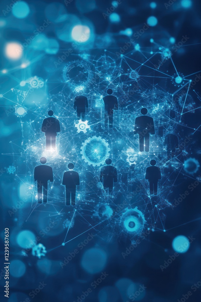 Global network, teamwork, connection, digital, technology, bokeh background, collaboration, business Global network, teamwork, connection, digital, technology, bokeh background, collaboration, business