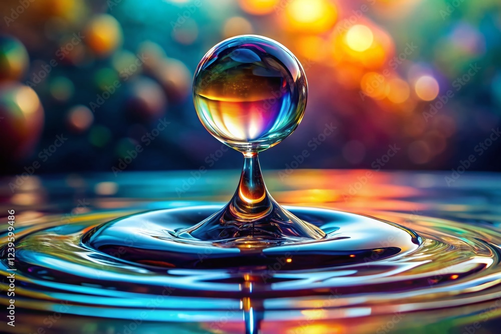 A Giant Water Drop Captures the Hypnotic Beauty of Nature's Majesty A Giant Water Drop Captures the Hypnotic Beauty of Nature's Majesty