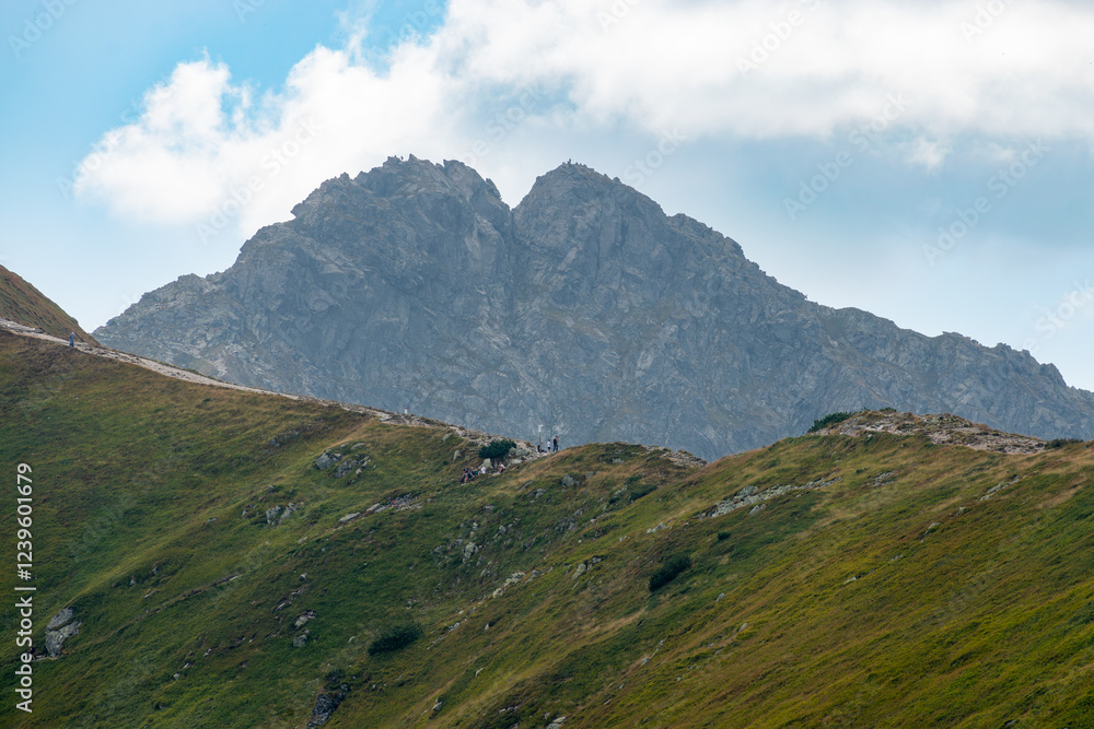 Fototapeta premium Mountain peaks of the Tatra Mountains