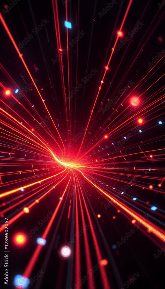 Naklejka premium Abstract technology background. . Oil paint illustration.