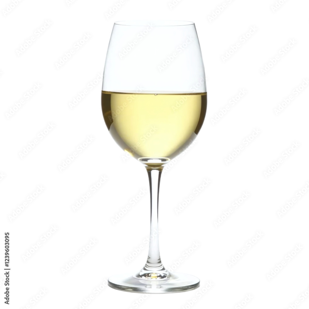 A glass of white wine against a black background. A glass of white wine against a black background.