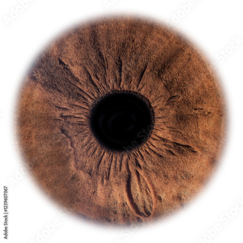 close up of a eye