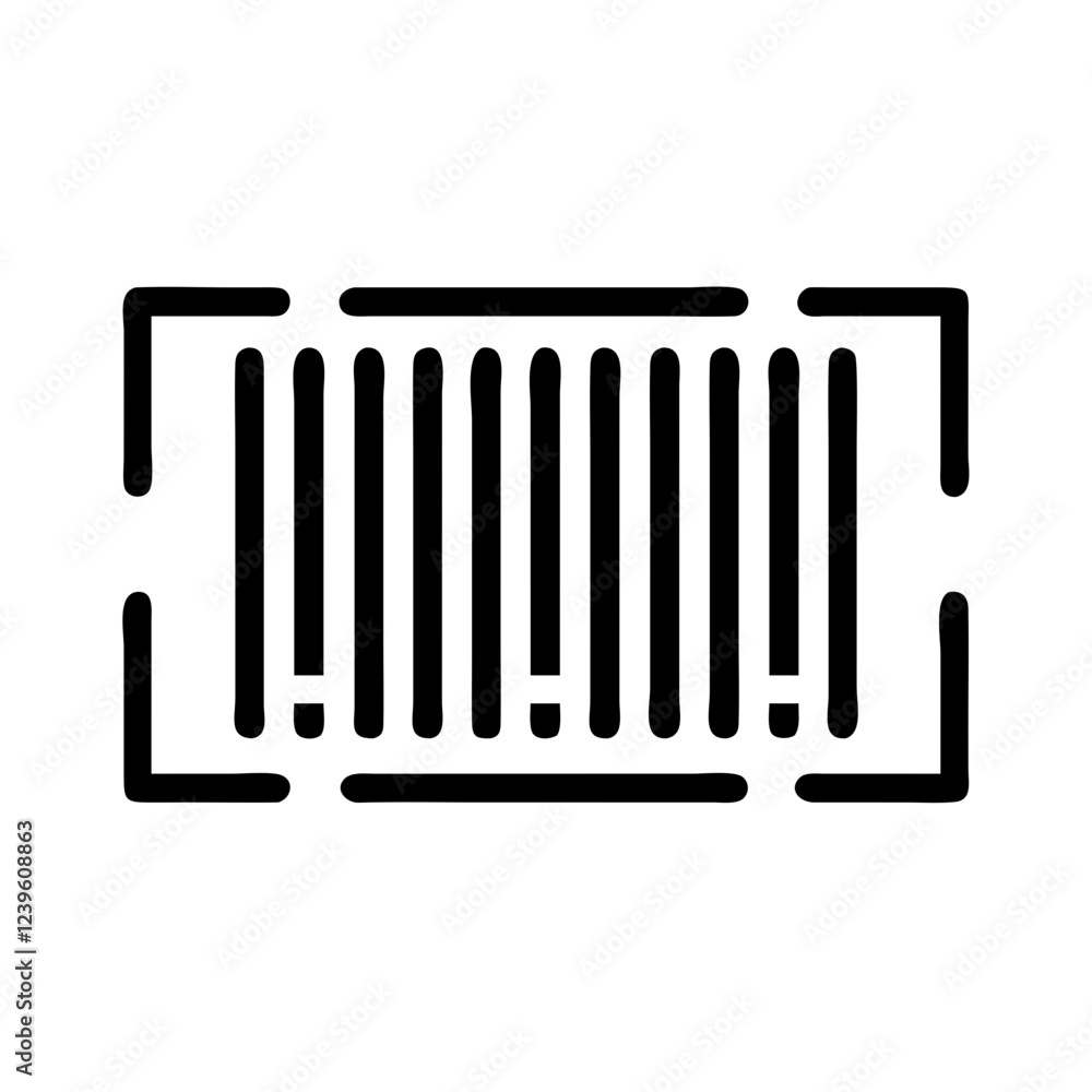 Striped Barcode Icon: Vertical Lines Design Element for Digital Projects and Branding ui ux tag app Striped Barcode Icon: Vertical Lines Design Element for Digital Projects and Branding ui ux tag app