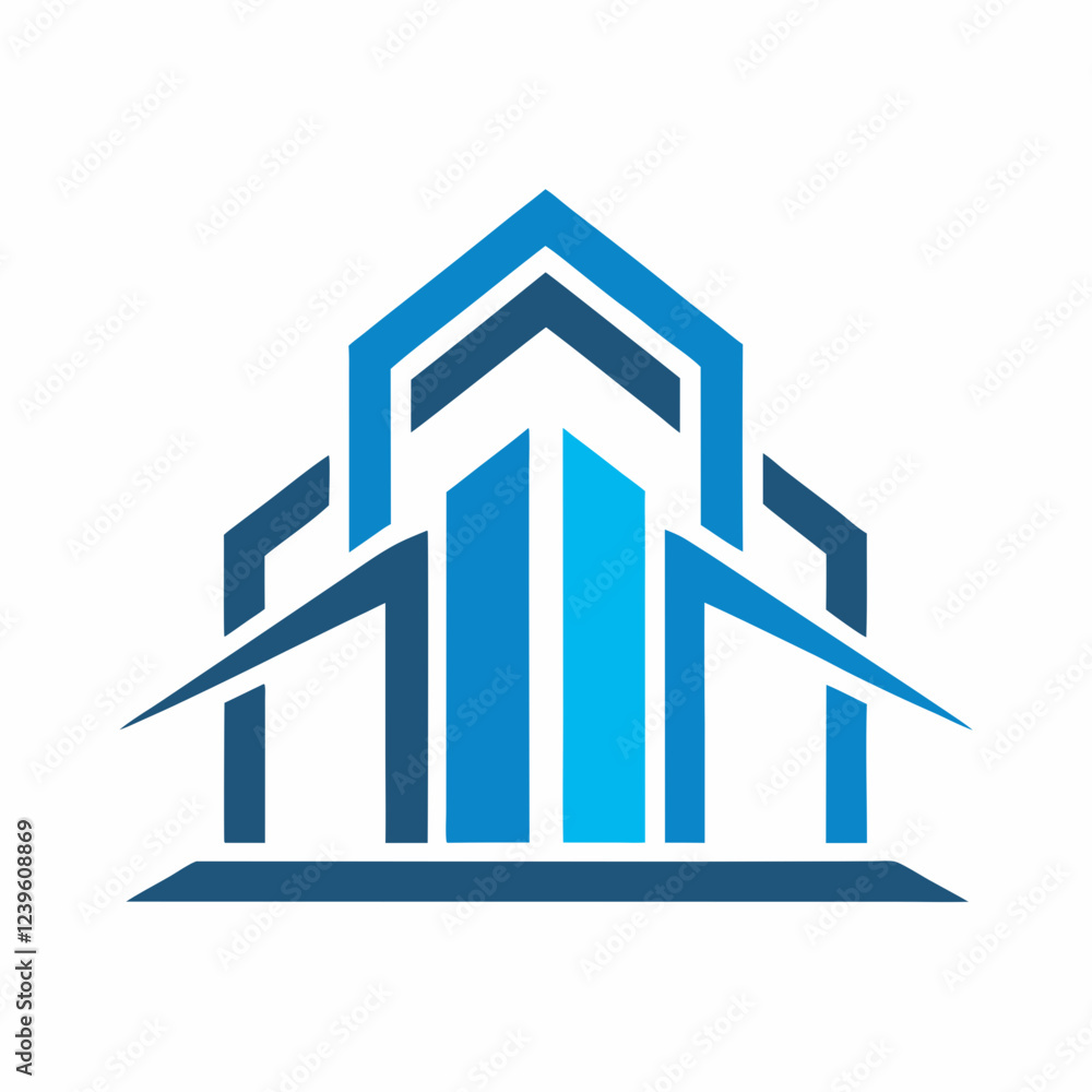 Modern Architecture Firm Logo: Clean, Simple, Professional Design. Ideal for branding and marketing Modern Architecture Firm Logo: Clean, Simple, Professional Design. Ideal for branding and marketing