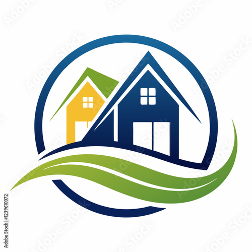 Simple Minimalist Real Estate Logo Design. Perfect for branding agencies, property developers and   