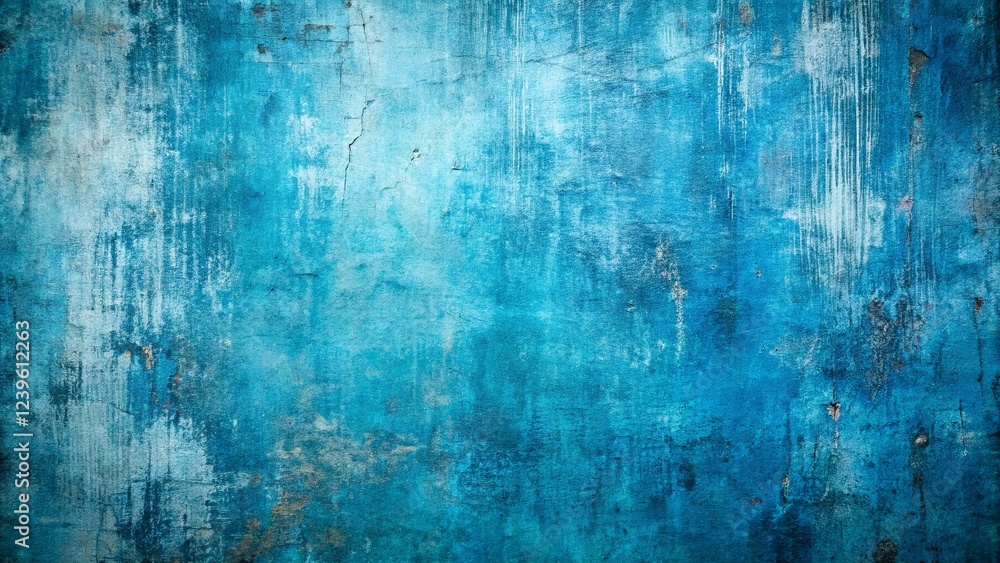 Obraz premium Blue Grunge Texture with Copy Space