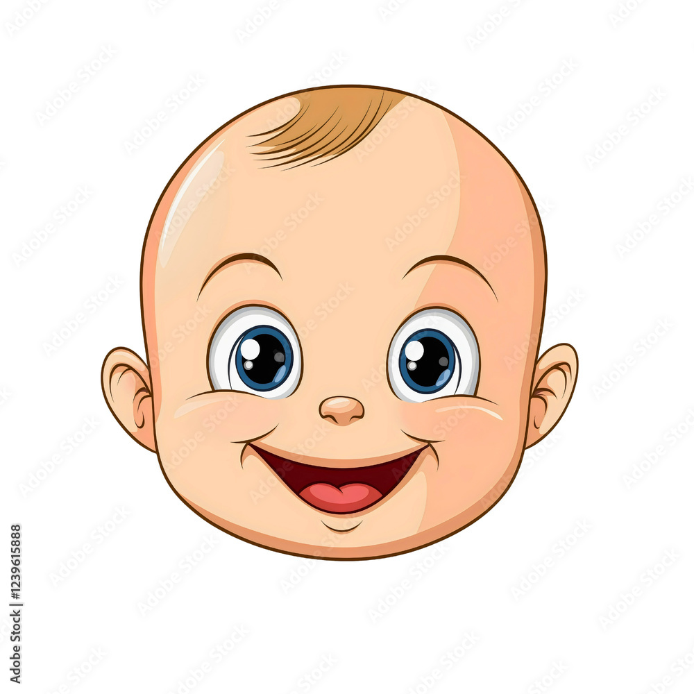 Cute Cartoon Baby Characters Collection with Happy Smiling Faces and Fun Expressions isolated Cute Cartoon Baby Characters Collection with Happy Smiling Faces and Fun Expressions isolated