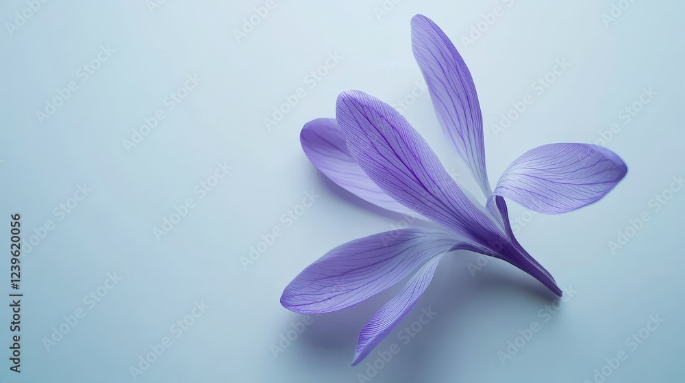 Fototapeta premium Purple crocus flower closeup