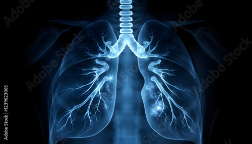 x-ray images of lung of Asian men aged 40 years , with white tonespng photo