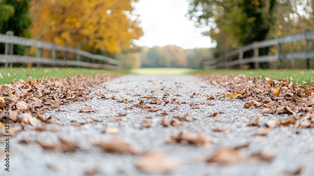 Autumnal path, leaves, trees, fall colors, rural scene, nature walk Autumnal path, leaves, trees, fall colors, rural scene, nature walk