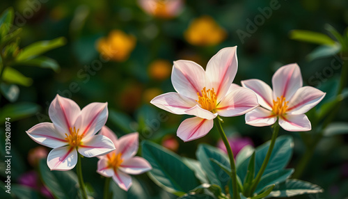 Wallpaper Mural Nature of flower in garden using as cover page background natural flora wallpaper or template brochure landing page design , with white tonespng Torontodigital.ca