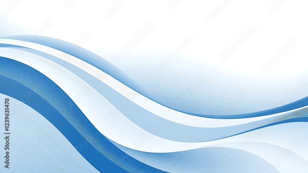 Abstract blue white wave background smooth flowing lines gradient shades ideal presentations websites graphic design projects Abstract blue white wave background smooth flowing lines gradient shades ideal presentations websites graphic design projects
