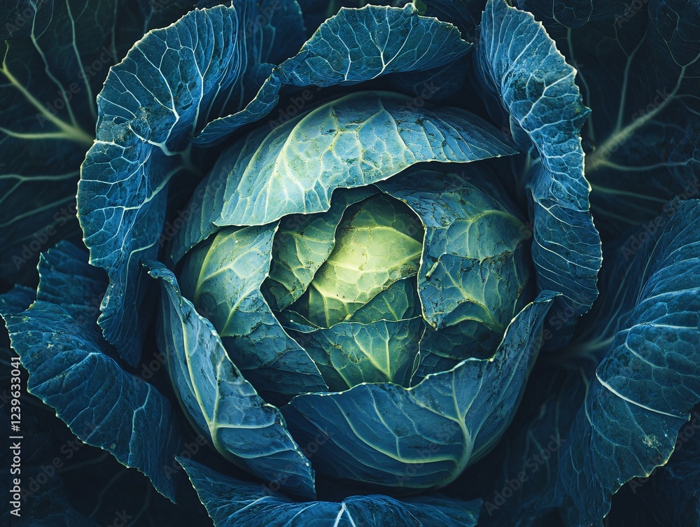 Fototapeta premium head of cabbage