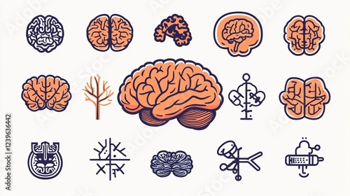 Image of Alzheimer's Disease for Illustrative Purposes in Neurological and Medical Contexts