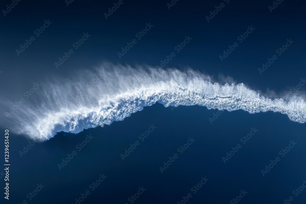 Minimalistic aerial view of the ocean waves Minimalistic aerial view of the ocean waves
