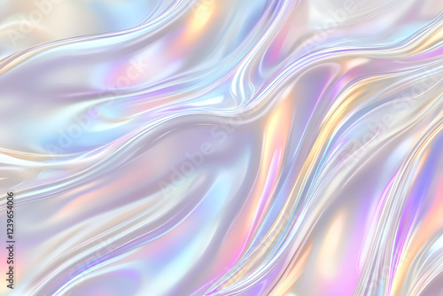 Wallpaper Mural Abstract Iridescent Swirl Pattern Torontodigital.ca