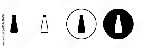 Bottle icon vector. bottle sign and symbol