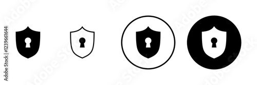 Security icon vector. protection sign and symbol. privacy. vpn