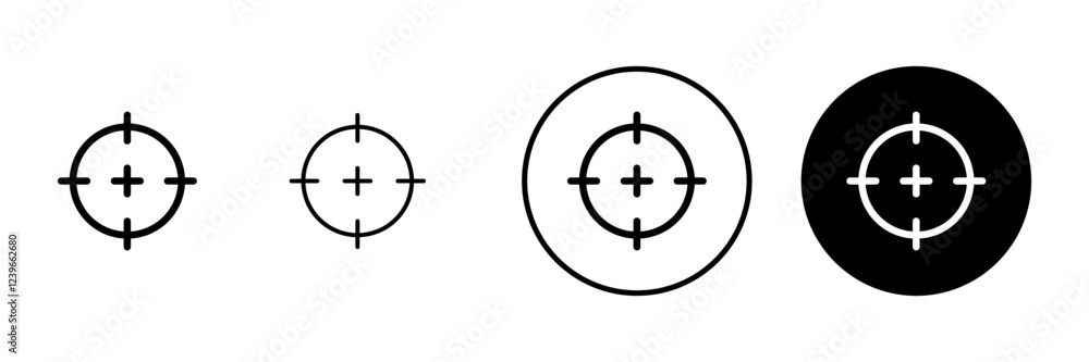 Target icon vector. goal icon vector. target marketing sign and symbol Target icon vector. goal icon vector. target marketing sign and symbol