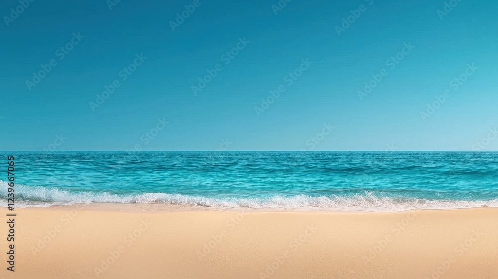 Soothing Serenity of the Ocean Waves at Sunset Soothing Serenity of the Ocean Waves at Sunset