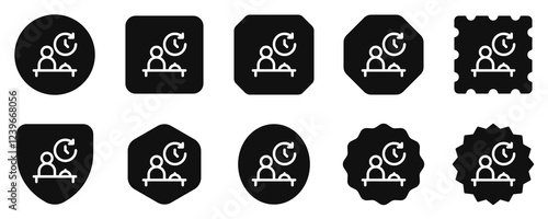 Editable receptionist vector icon. Part of a big icon set family. Perfect for web and app interfaces, presentations, infographics, etc